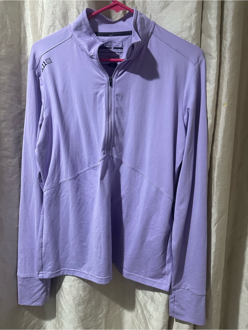 5.11 Light Purple Quarter-Zip Active Pullover